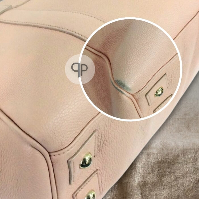 Torba z uszkodzeniem