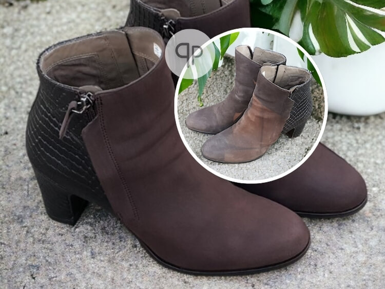 Botki zamszowe renowacja